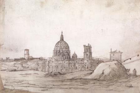 Claude Lorrain St Peter's,Rome (mk17)